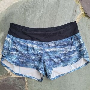 Lululemon  speed shorts aerial  drift 2.5 "